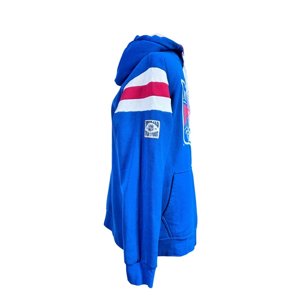 Calhoun Hoodie Mens Large NHL New York Rangers Blue Blokcore Sporty Pullover 936 - Picture 5 of 11